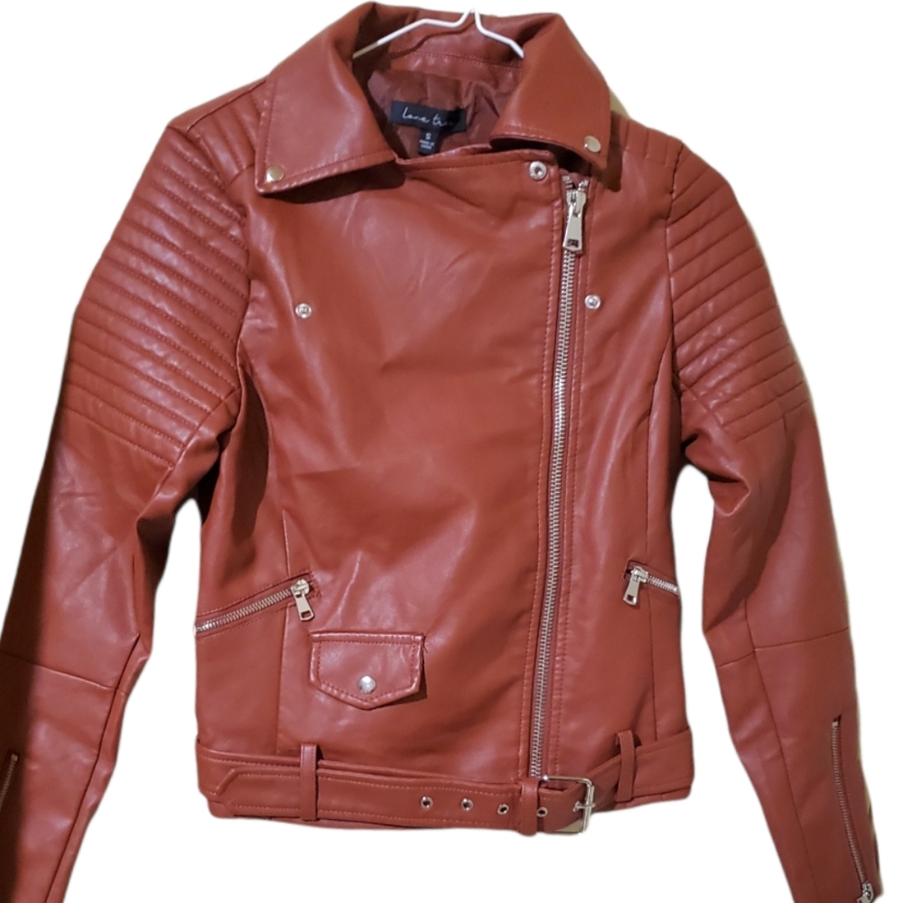 Kara and Kate moto leather jacket